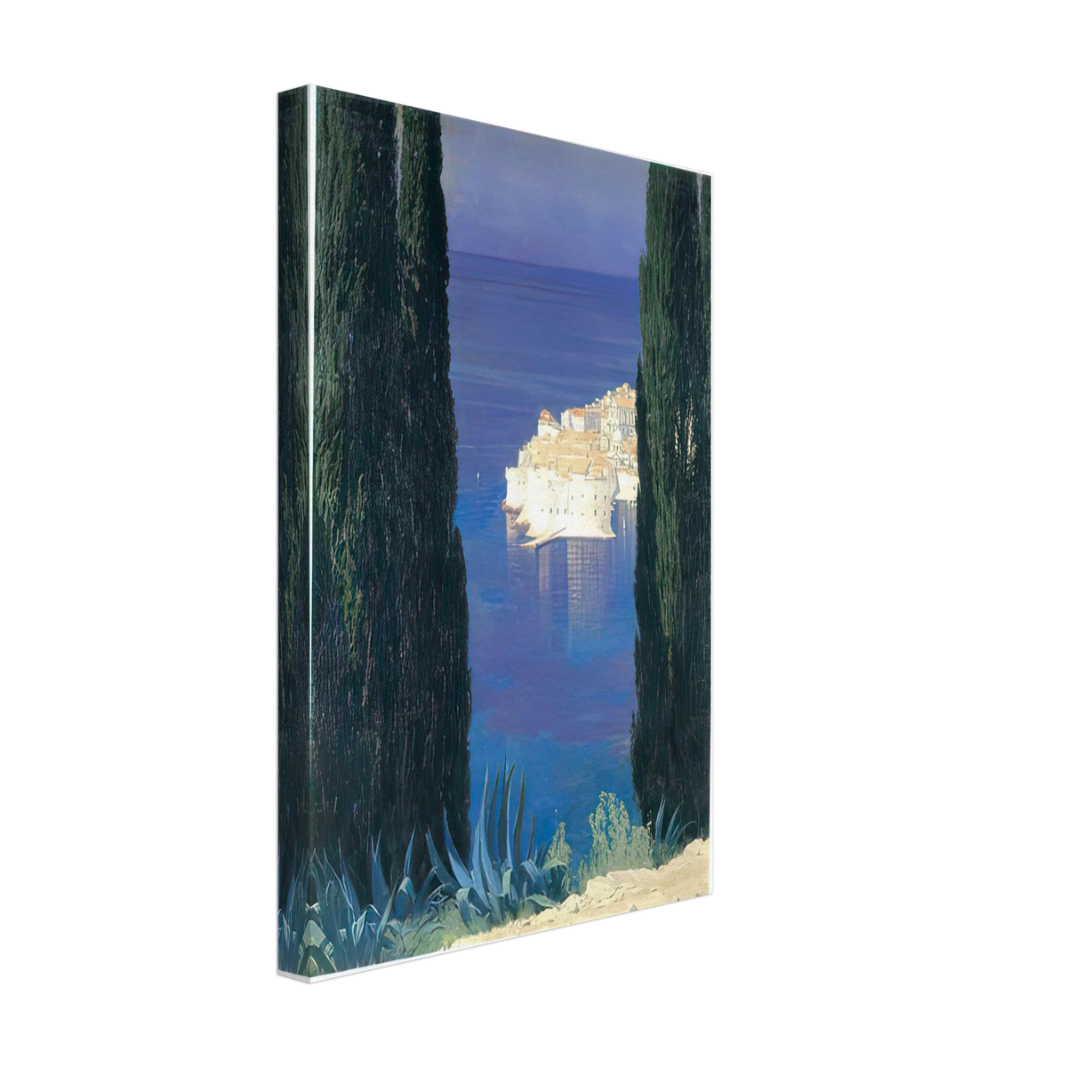 View of the Raguz by Edward Okuń, canvas, view 2