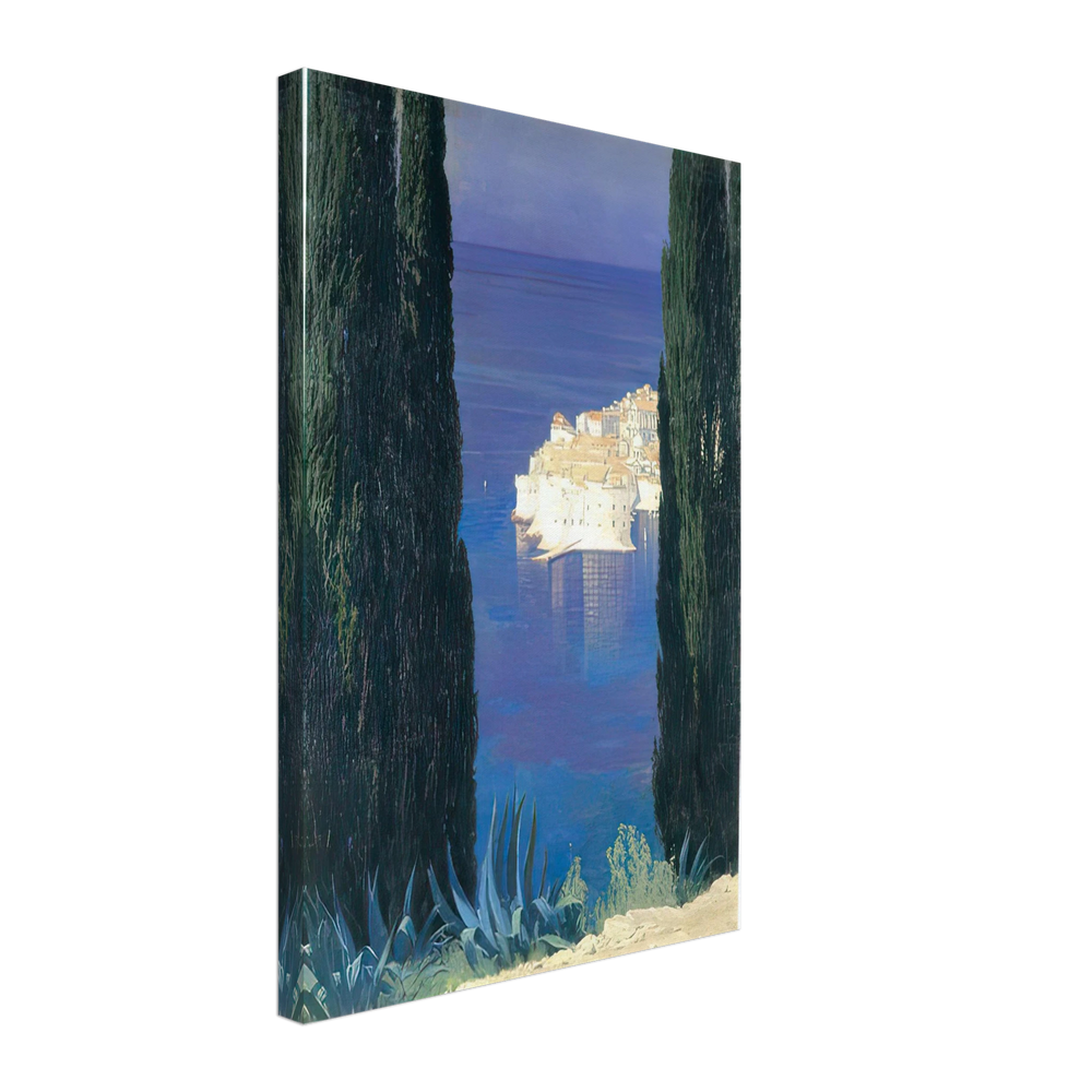 View of the Raguz by Edward Okuń, canvas