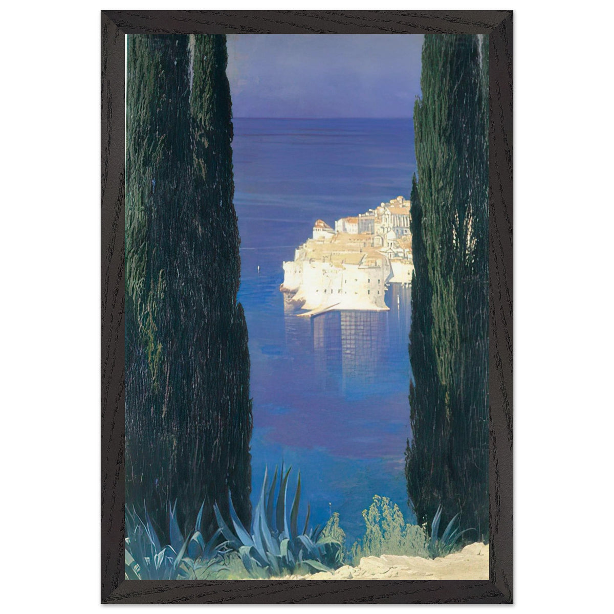 View of the Raguz by Edward Okuń, framed poster, view 2