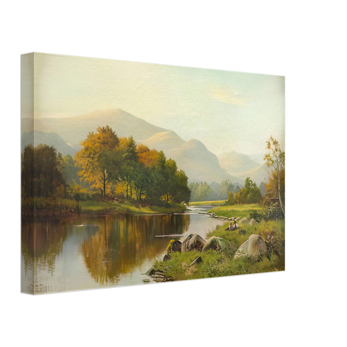 View of the River Conwy, Betws-y-Coed by Daniel Sherrin, canvas, view 2