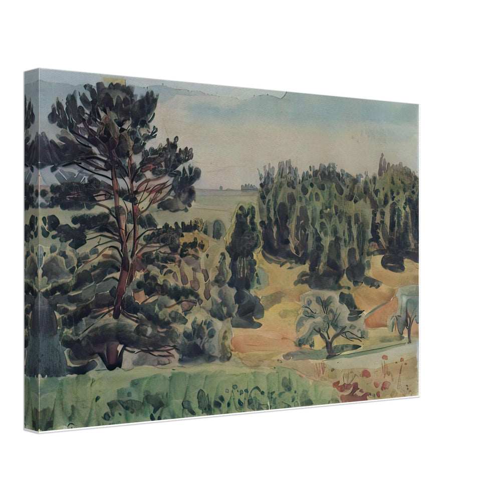 View of the Tarusa Surroundings by Konstantin Bogaevsky, canvas