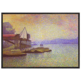 View of the Thames by Georges Lemmen, framed poster, view 3