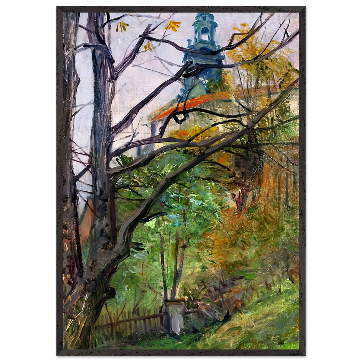 View of Wawel by Stanisław Wyspiański, framed poster, view 3