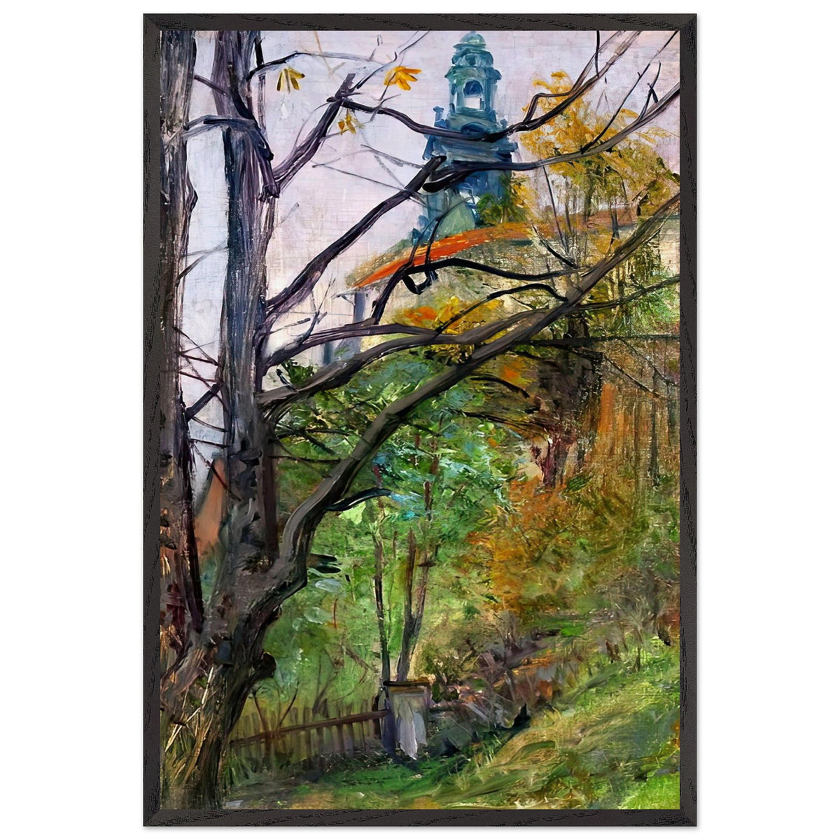 View of Wawel by Stanisław Wyspiański, framed poster