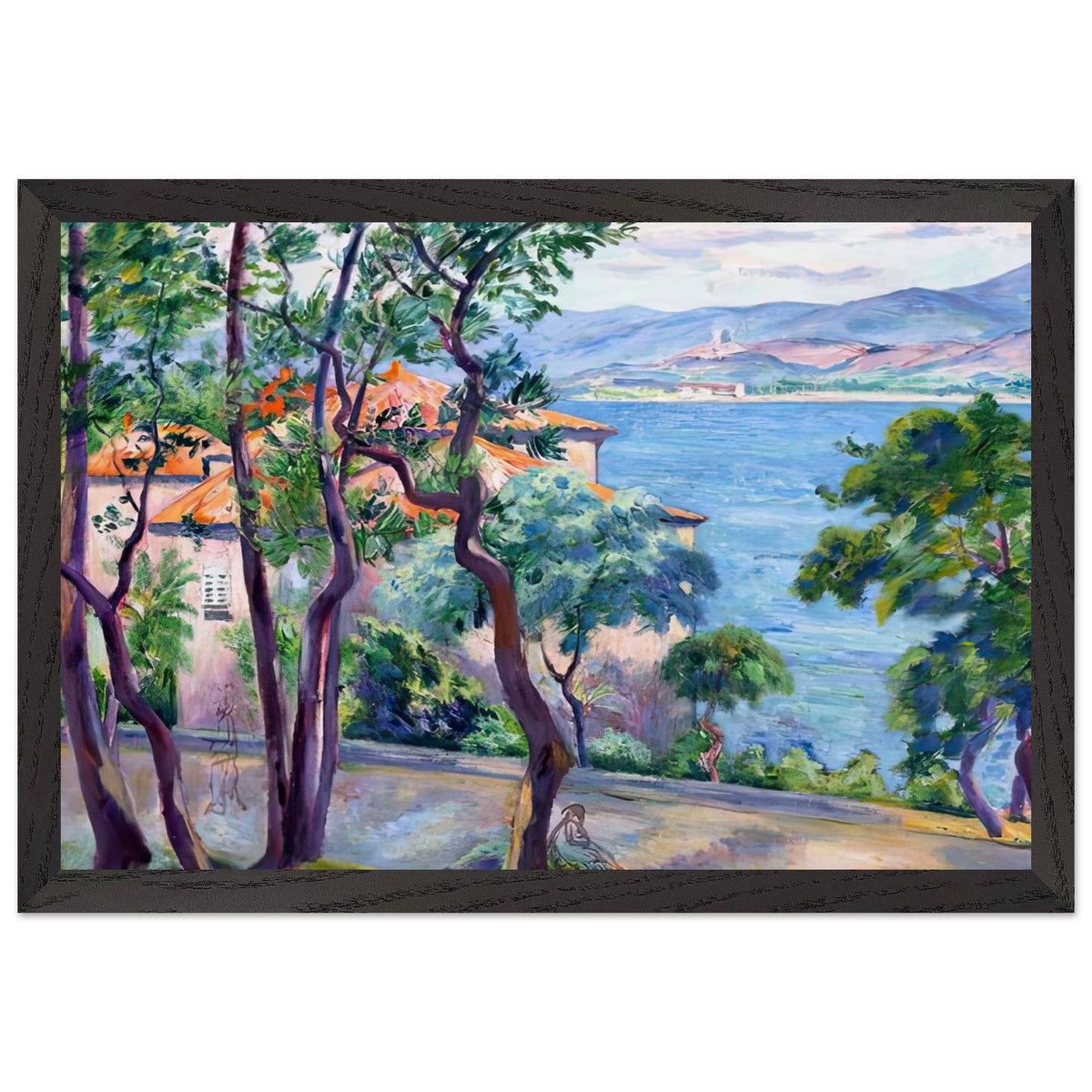 View over Grimand by Henri Manguin, framed poster, view 2