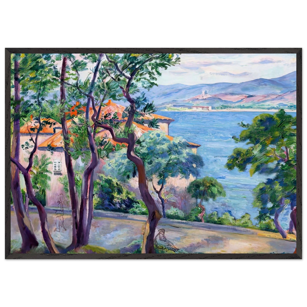 View over Grimand by Henri Manguin, framed poster, view 3