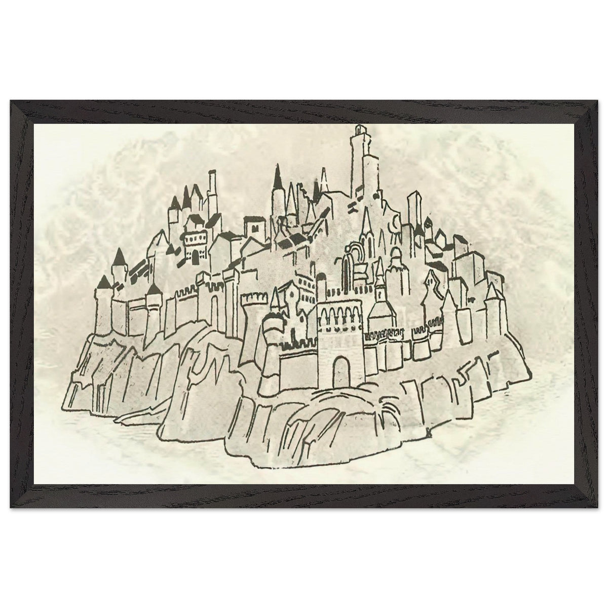 Vignette for Book N. K. Roerich by Nicholas Roerich, framed poster, view 2