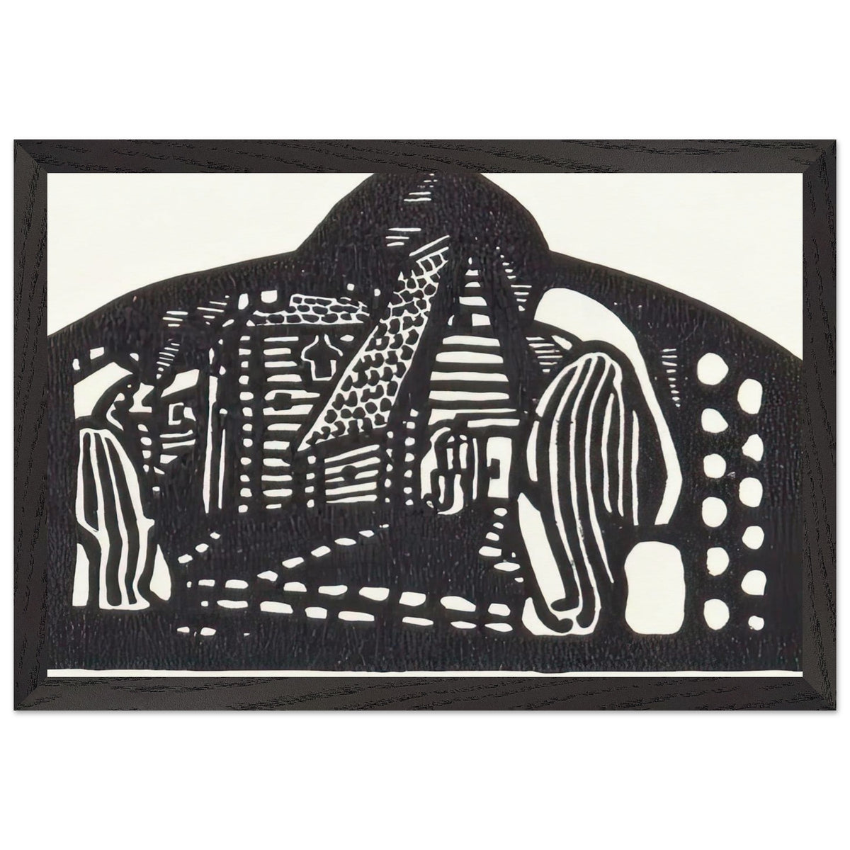 Vignette for Book N. K. Roerich by Nicholas Roerich, framed poster, view 2