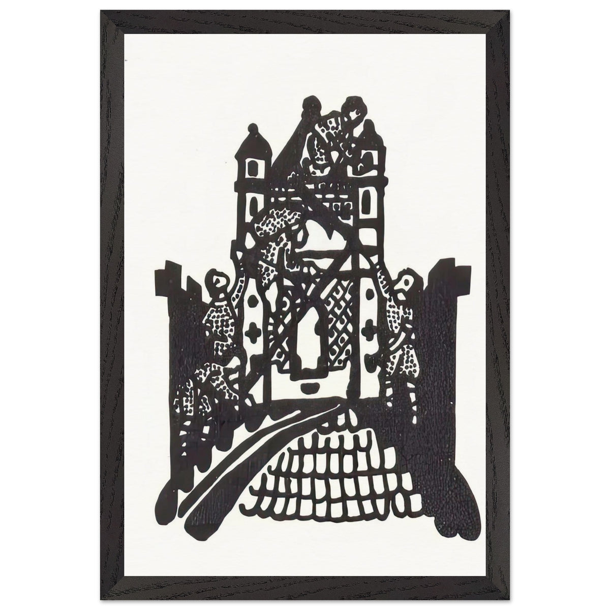 Vignette for Book N. K. Roerich by Nicholas Roerich, framed poster, view 2
