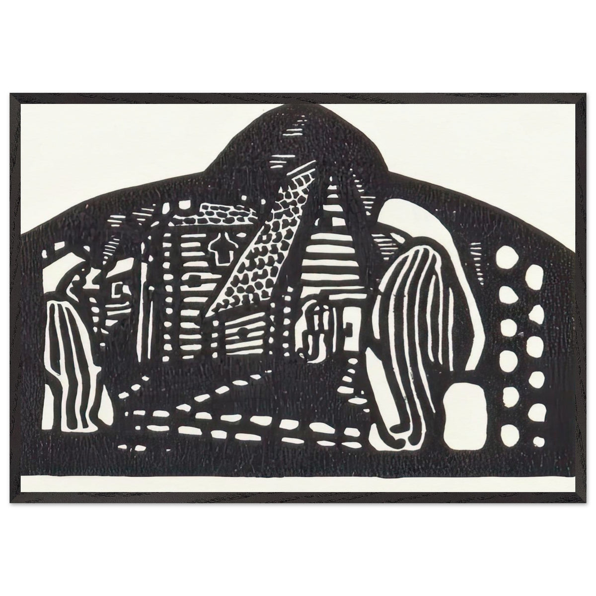 Vignette for Book N. K. Roerich by Nicholas Roerich, framed poster, view 3