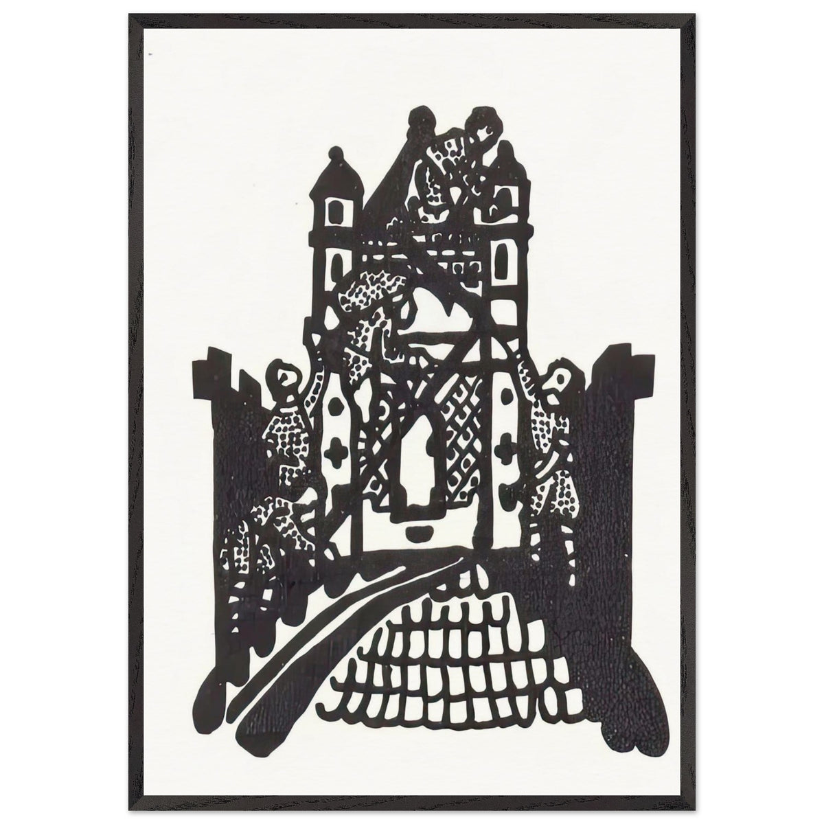 Vignette for Book N. K. Roerich by Nicholas Roerich, framed poster, view 3