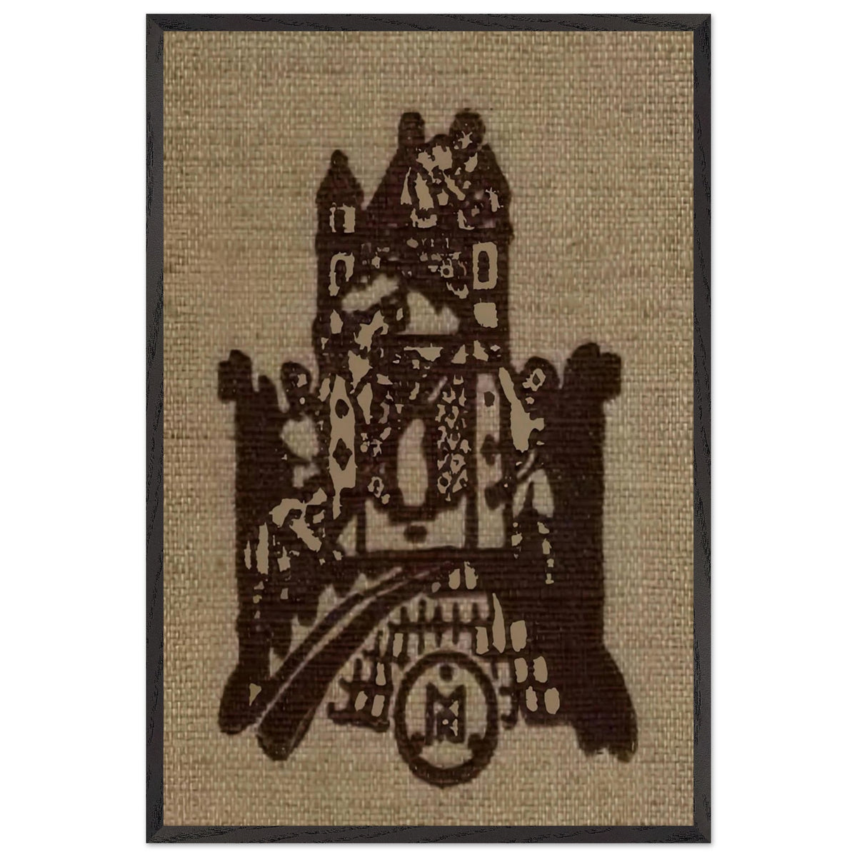 Vignette for Book N. K. Roerich by Nicholas Roerich, framed poster