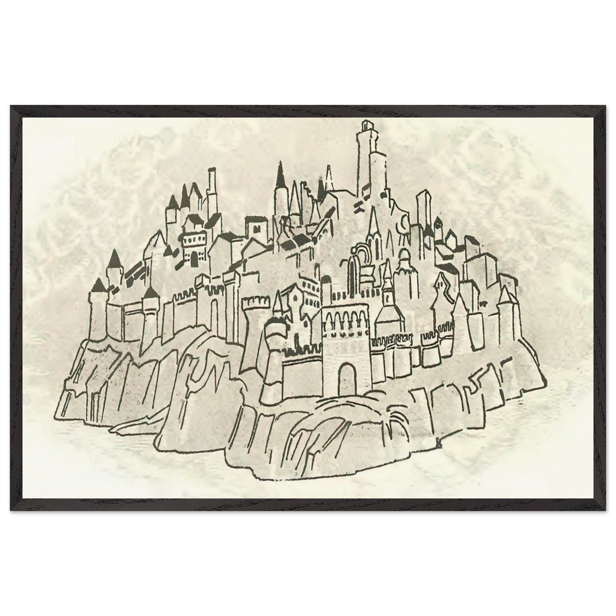 Vignette for Book N. K. Roerich by Nicholas Roerich, framed poster