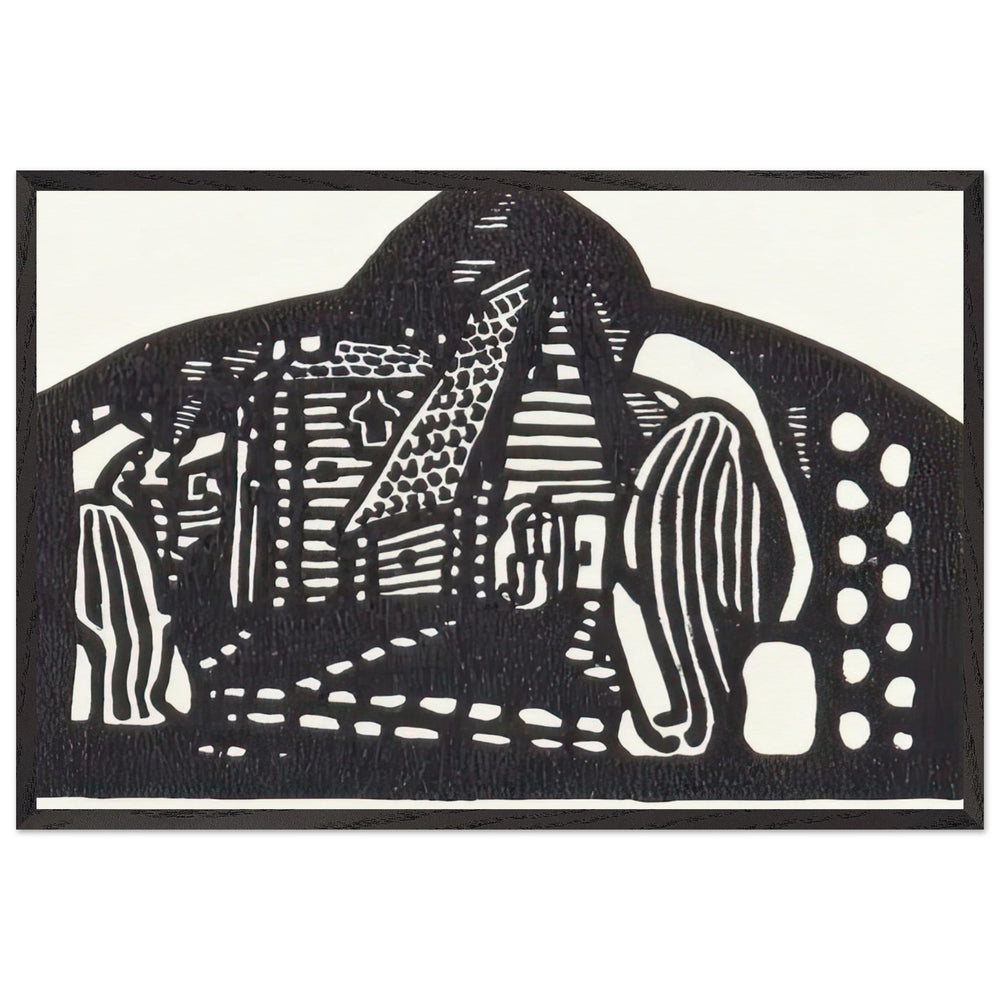 Vignette for Book N. K. Roerich by Nicholas Roerich, framed poster