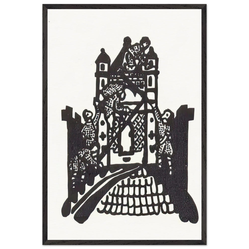 Vignette for Book N. K. Roerich by Nicholas Roerich, framed poster