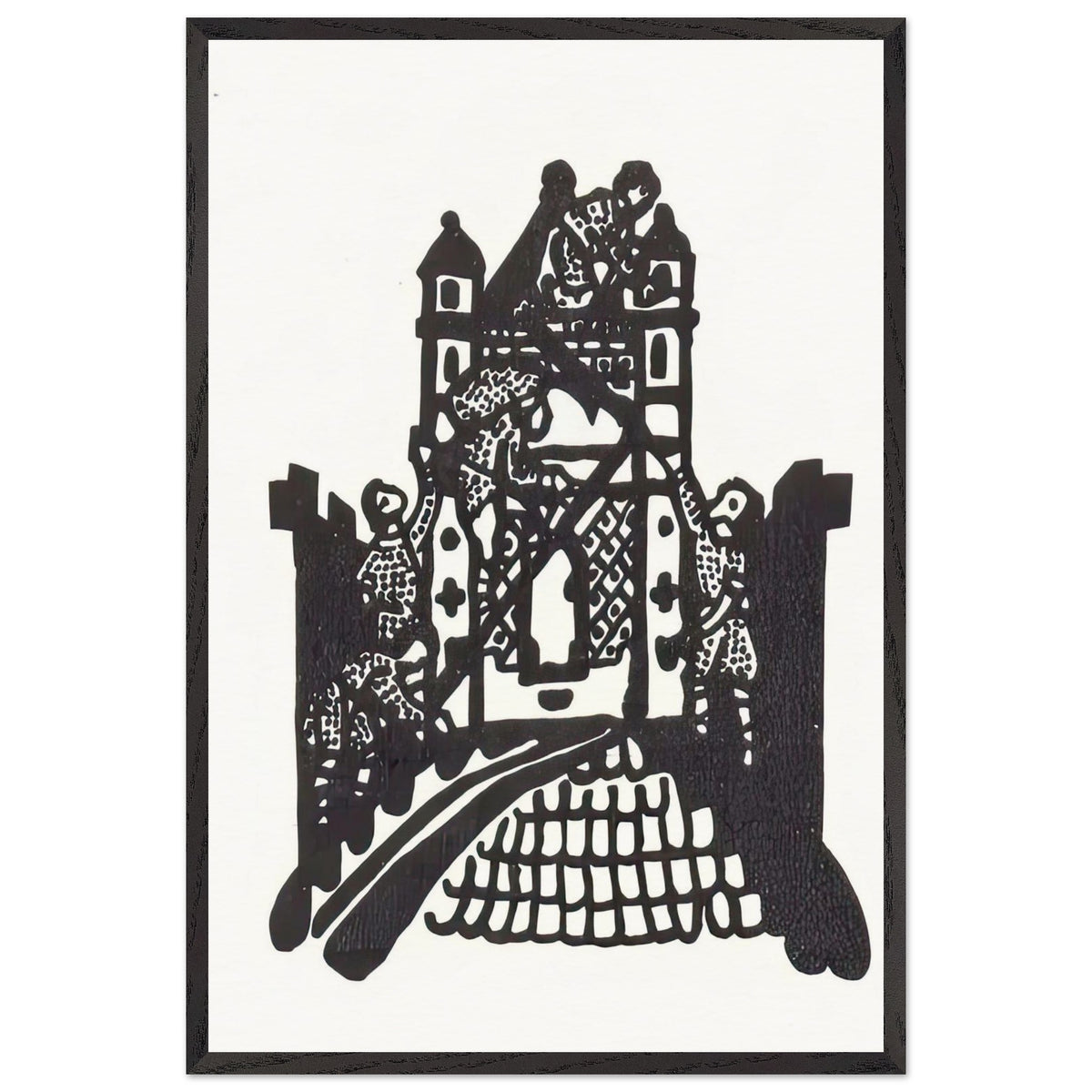 Vignette for Book N. K. Roerich by Nicholas Roerich, framed poster