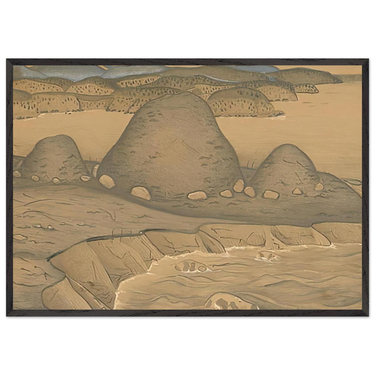 Viking Triumph by Nicholas Roerich, framed poster, view 3