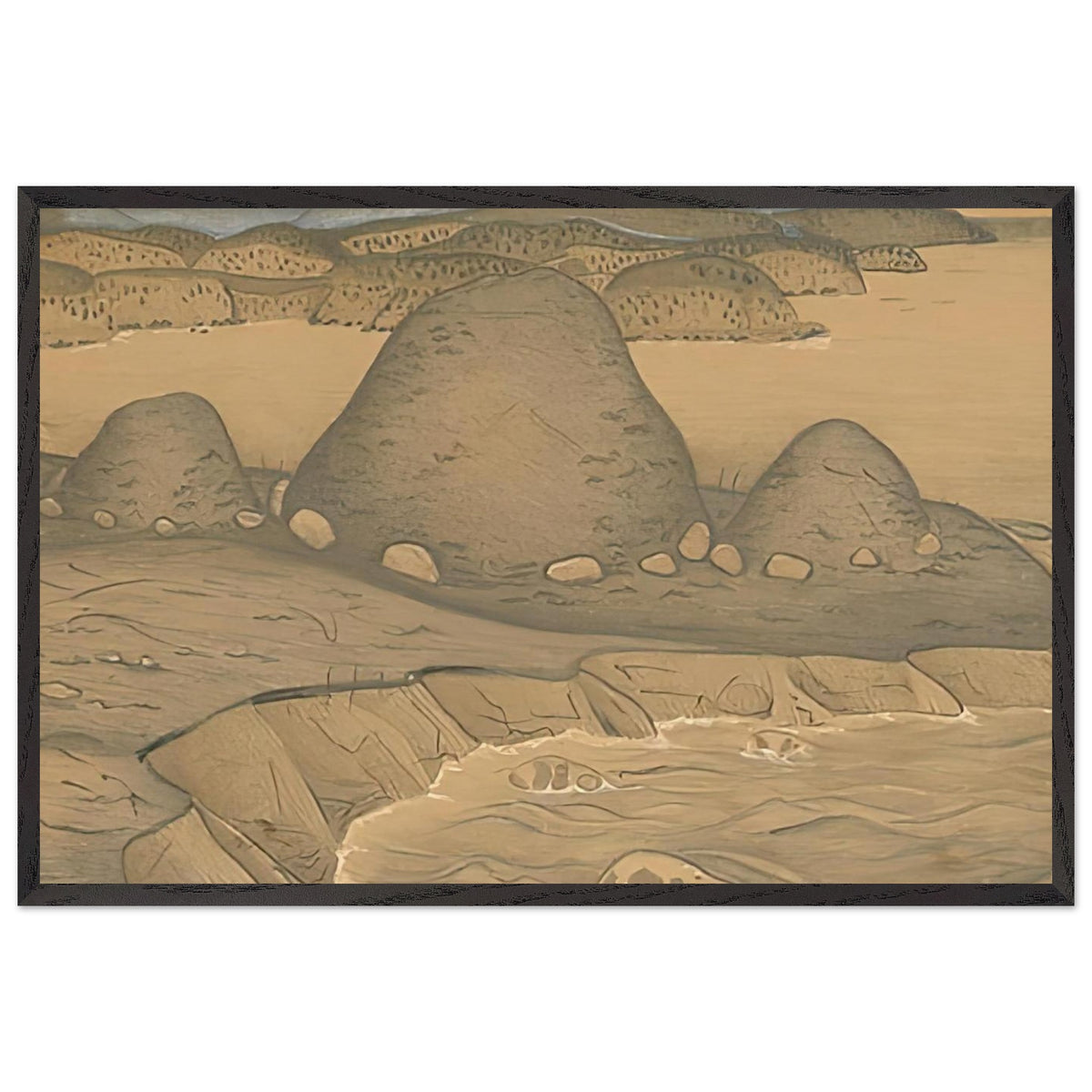 Viking Triumph by Nicholas Roerich, framed poster