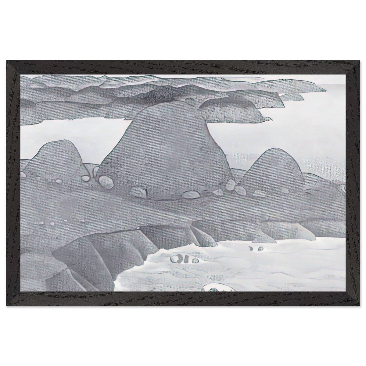 Vikings Triumph by Nicholas Roerich, framed poster, view 2