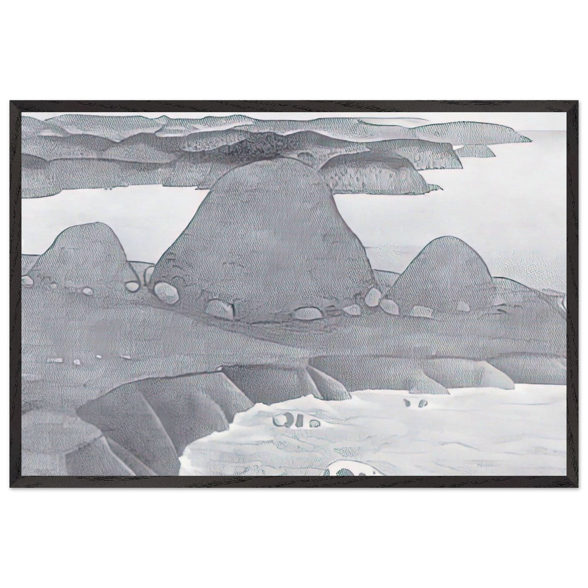 Vikings Triumph by Nicholas Roerich, framed poster
