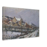 Village in Snow by Gustave Loiseau, canvas