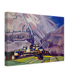 Village Kardang. Lahaul by Nicholas Roerich, canvas, view 2