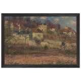 Village on the Hill by Gustave Loiseau, framed poster, view 2