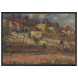 Village on the Hill by Gustave Loiseau, framed poster, view 3
