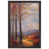Village Outskirts by Kimon Loghi, framed poster, view 2
