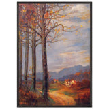 Village Outskirts by Kimon Loghi, framed poster, view 3