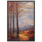 Village Outskirts by Kimon Loghi, framed poster