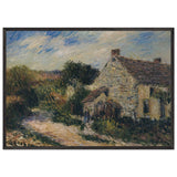 Village Road by Gustave Loiseau, framed poster, view 3