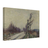 Village Road in Autumn by Gustave Loiseau, canvas, view 2