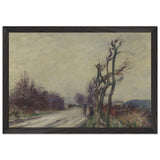 Village Road in Autumn by Gustave Loiseau, framed poster, view 2
