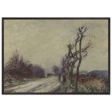 Village Road in Autumn by Gustave Loiseau, framed poster, view 3