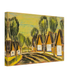 Village-row of Houses by Istvan Nagy, canvas, view 2