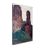 Vilno. Ruins of Castle by Nicholas Roerich, canvas