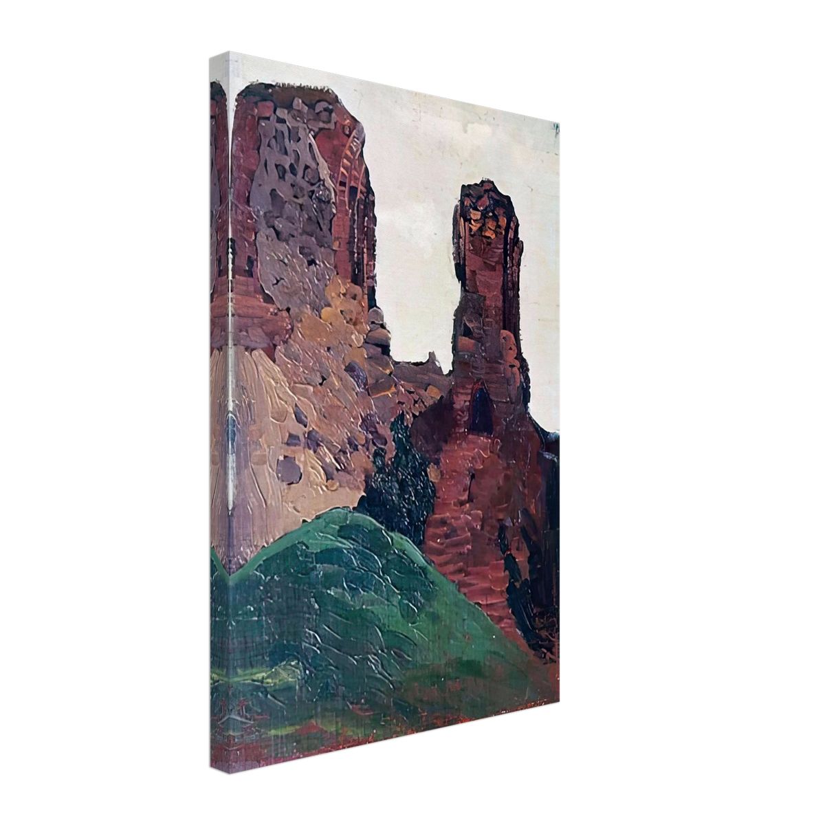 Vilno. Ruins of Castle by Nicholas Roerich, canvas