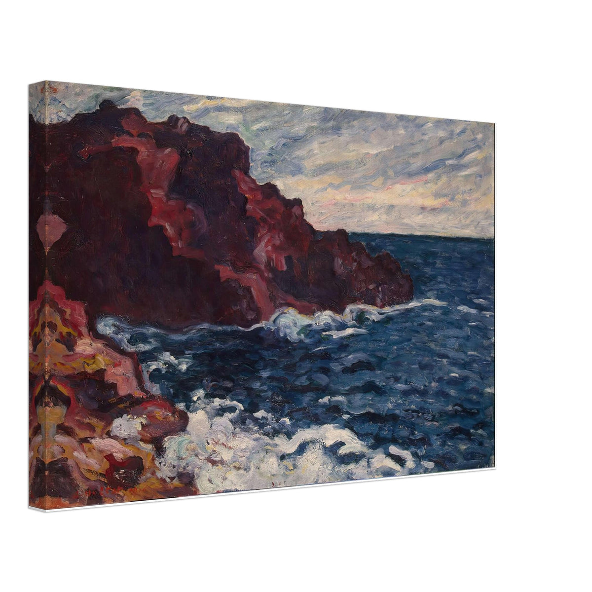 Violet Cliffs by Louis Valtat, canvas
