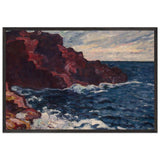 Violet Cliffs by Louis Valtat, framed poster