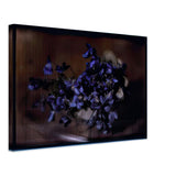 Violets by Heinrich Kuhn, canvas
