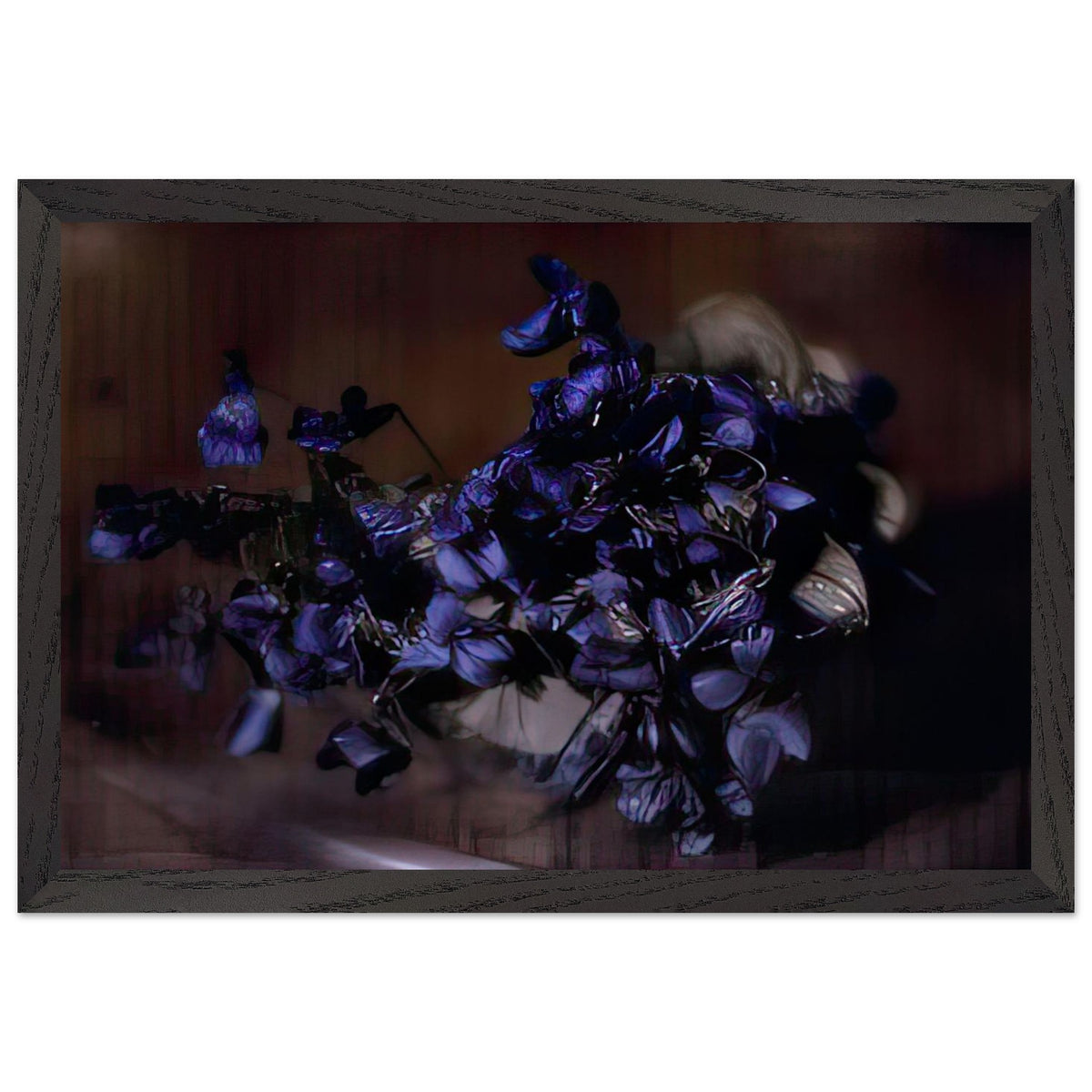 Violets by Heinrich Kuhn, framed poster, view 2
