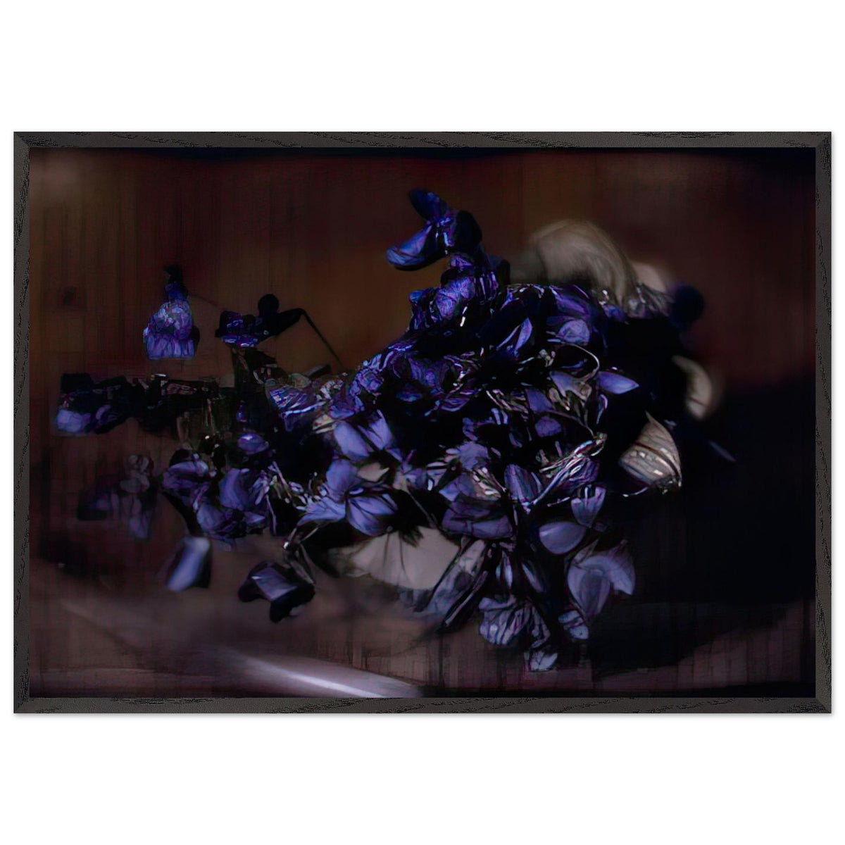 Violets by Heinrich Kuhn, framed poster, view 3