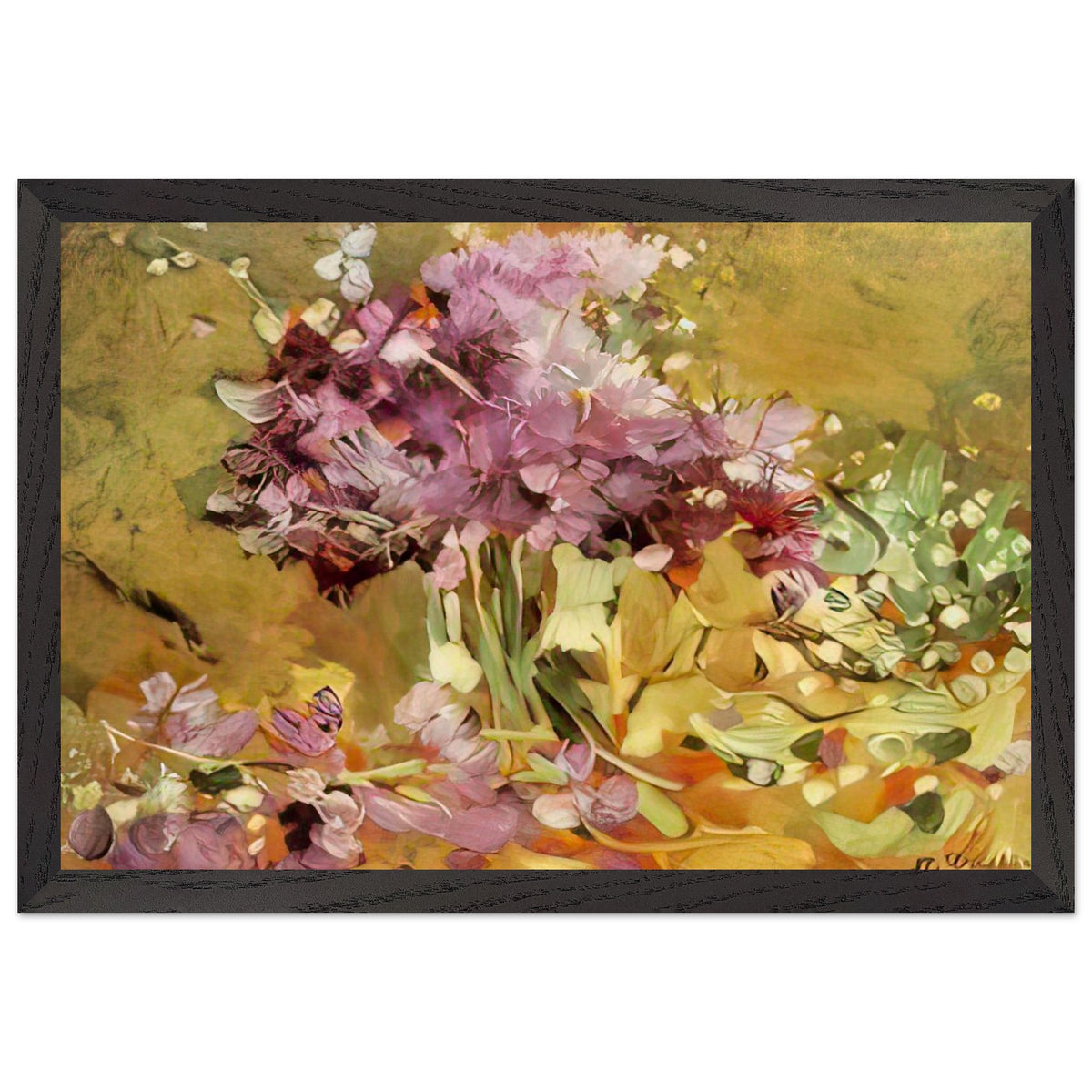 Violets by Stefan Luchian, framed poster, view 2