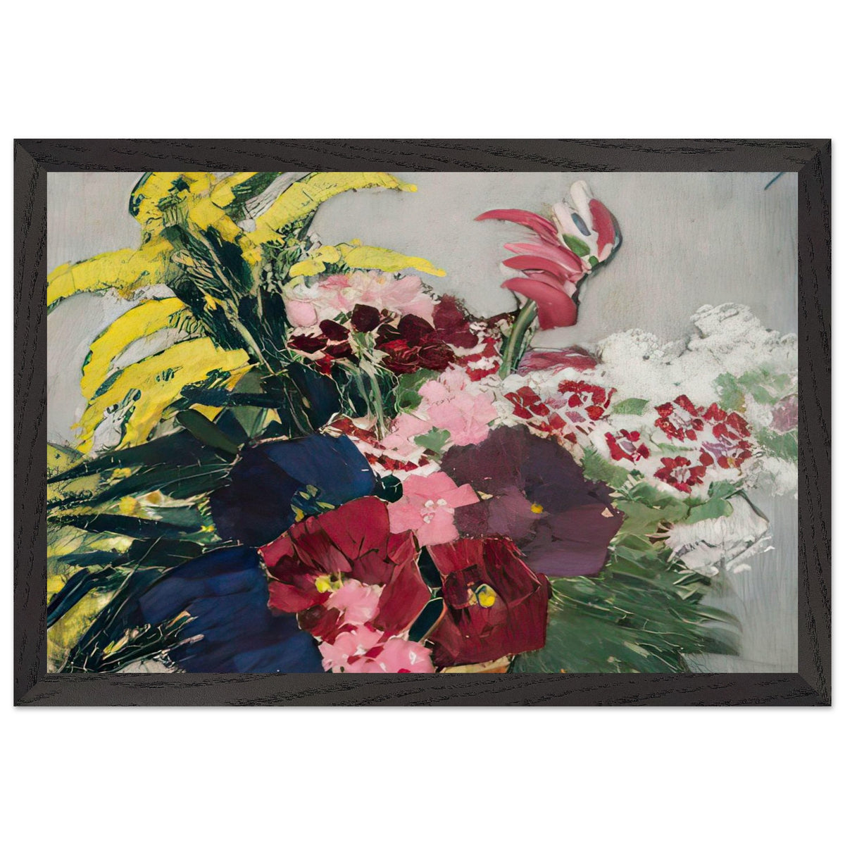 Virág Csendélet by Vaszary János, framed poster, view 2