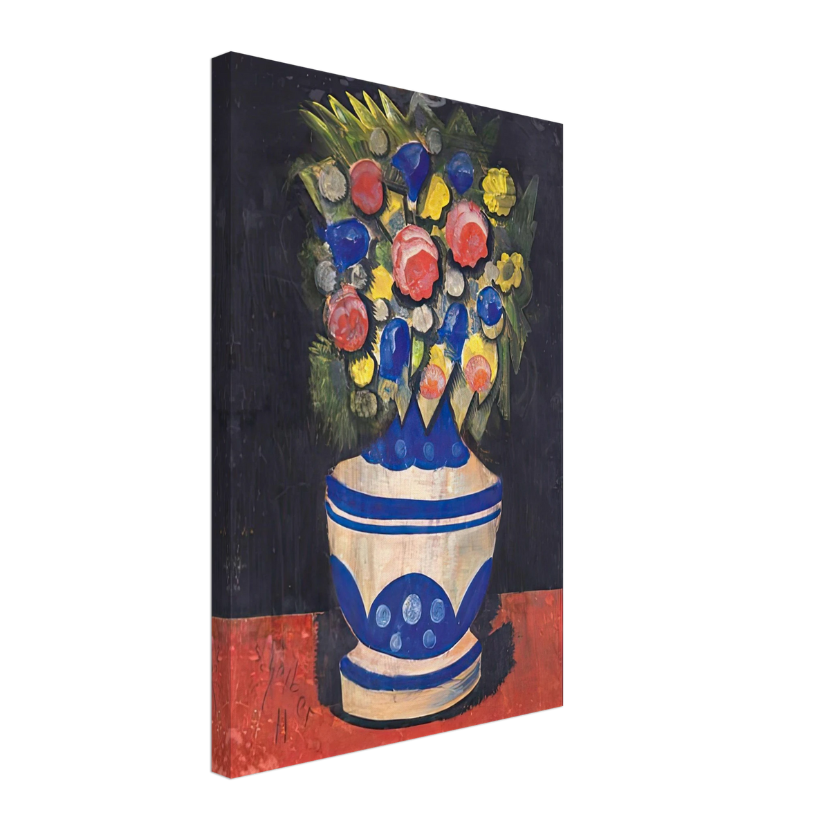 Virágcsendélet by Scheiber Hugó, canvas