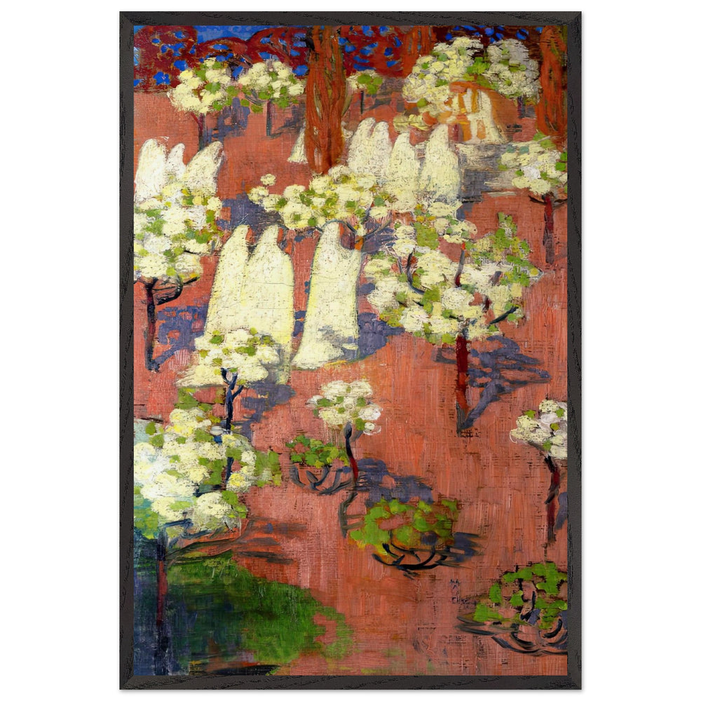 Virginal Spring (Flowering Apple Trees) by Maurice Denis, framed poster