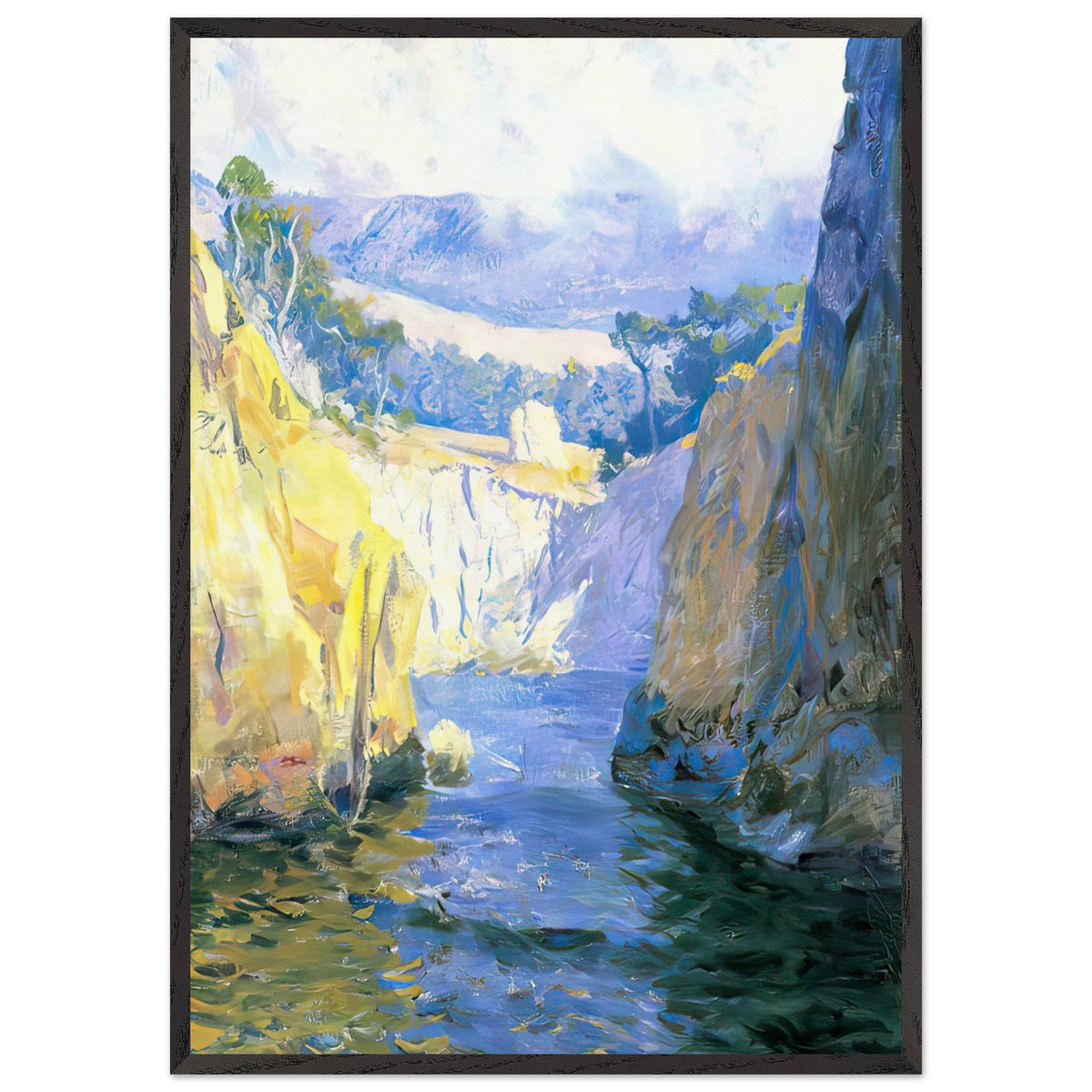Vista from Point Lobos by Guy Rose, framed poster, view 3
