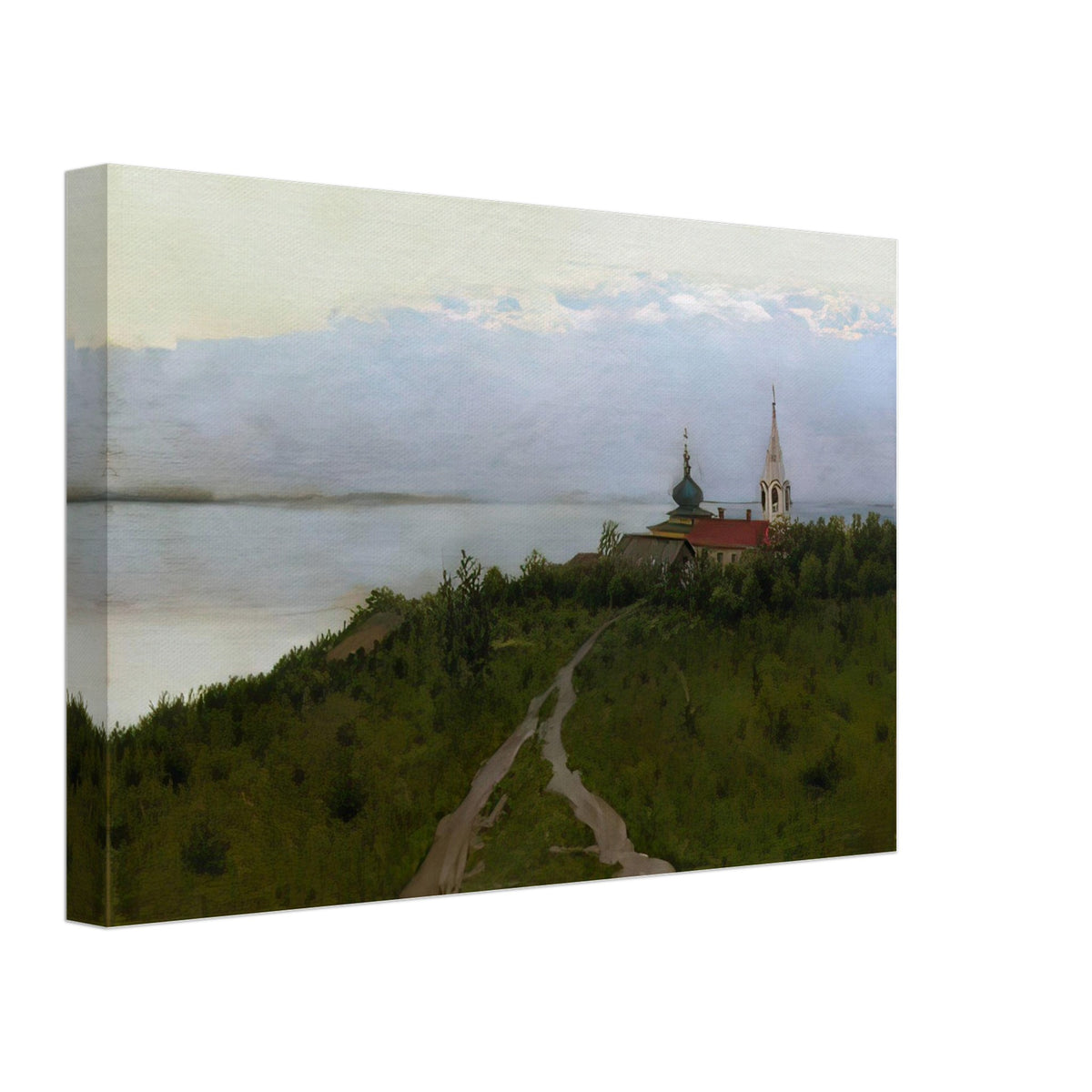Тишина by Vitold Byalynitsky-Birulya, canvas, view 2