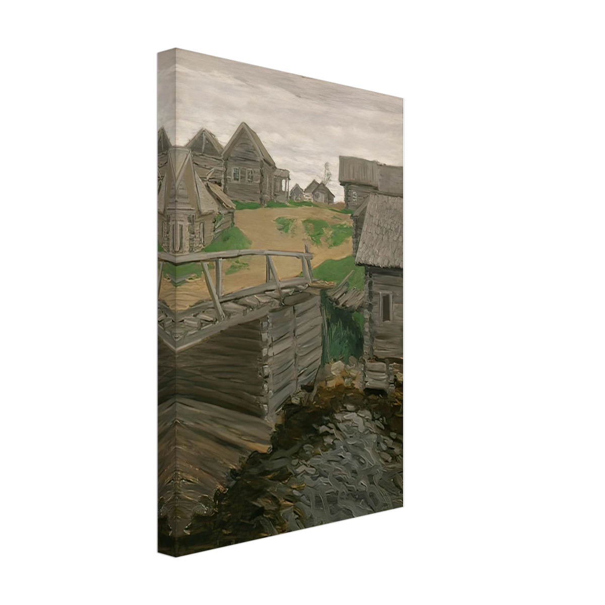 У Мельницы by Vitold Byalynitsky-Birulya, canvas, view 2